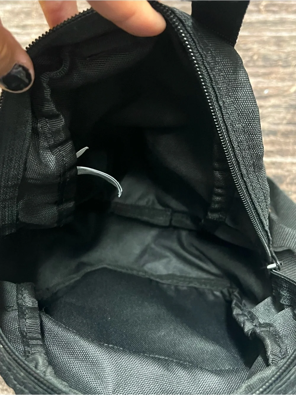 Vans Off The Wall Black Mini Backpack Bag